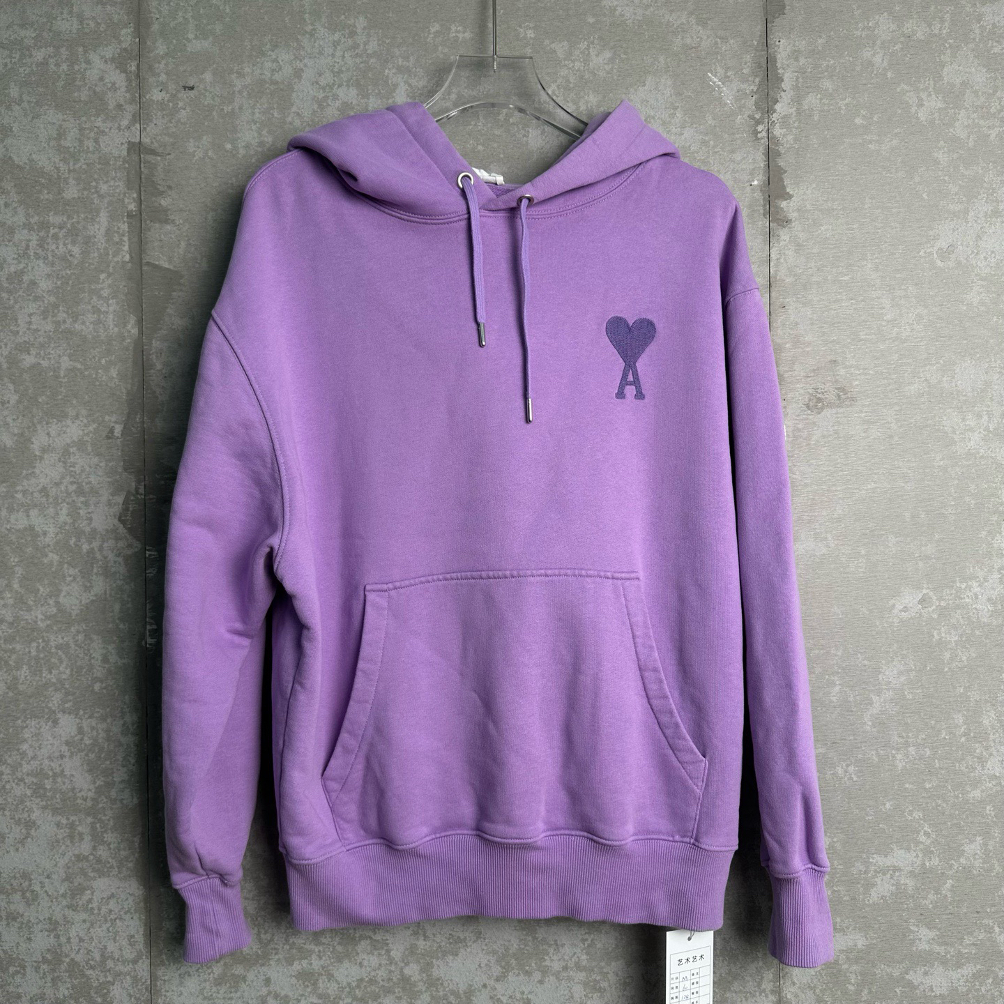 未使用 WE11 DONE M*1/Ami /爱心刺绣卫衣帽衫/12967/JP