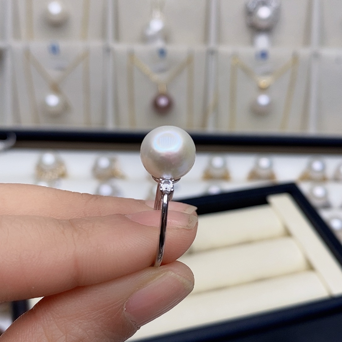 淡水珍珠颈饰银S925镶嵌