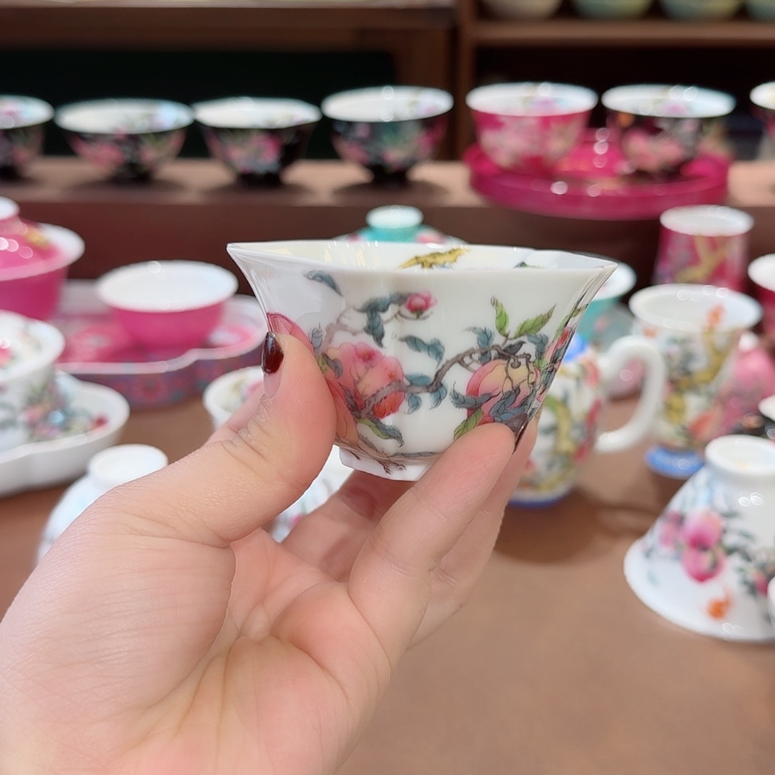 珐琅彩主人杯茶具套装