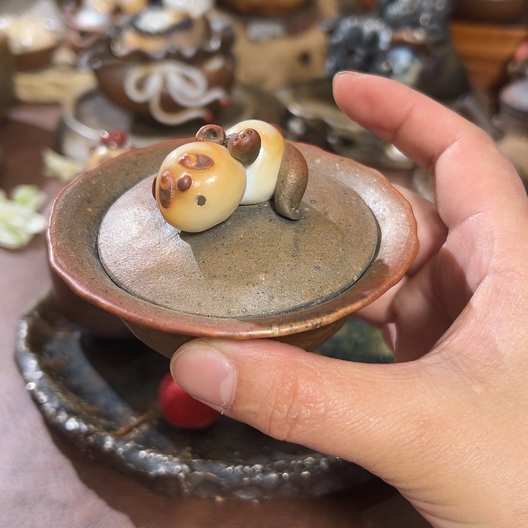 小熊猫小盖碗 定制款