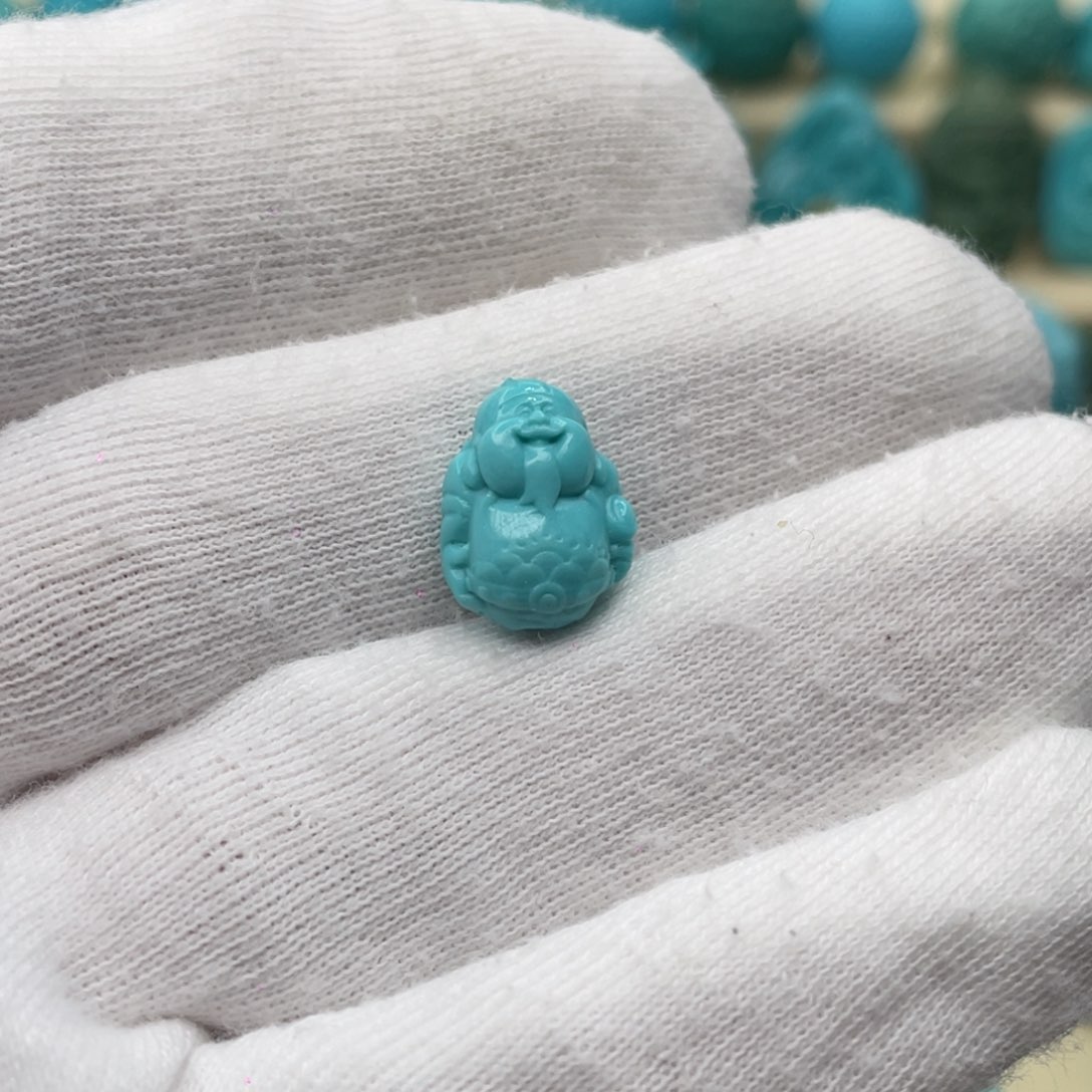 绿松石未镶嵌颈饰卡10.2-13-6