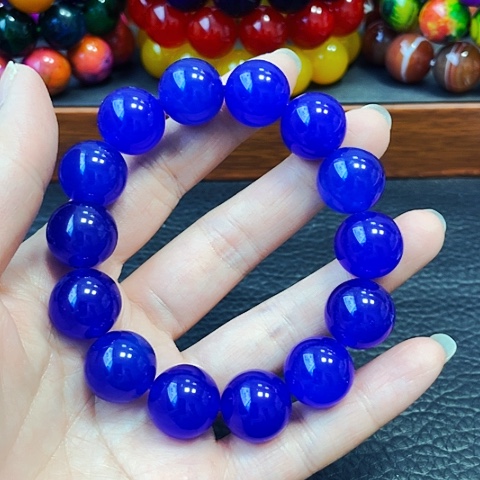 玛瑙/玉髓手链未镶嵌无极之蓝16