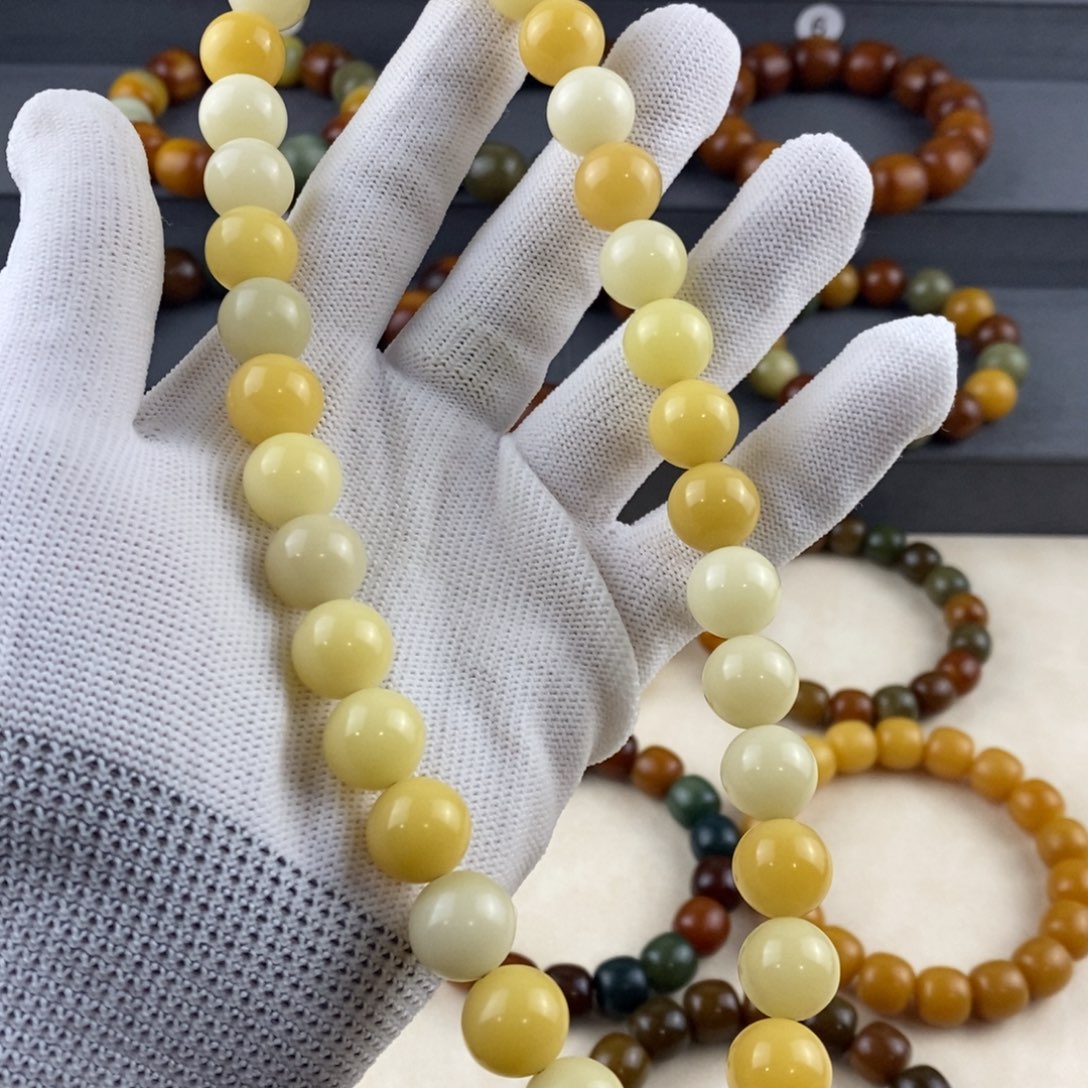 手串菩提根/象牙果全品无暇橘子糖手持13圆珠特价