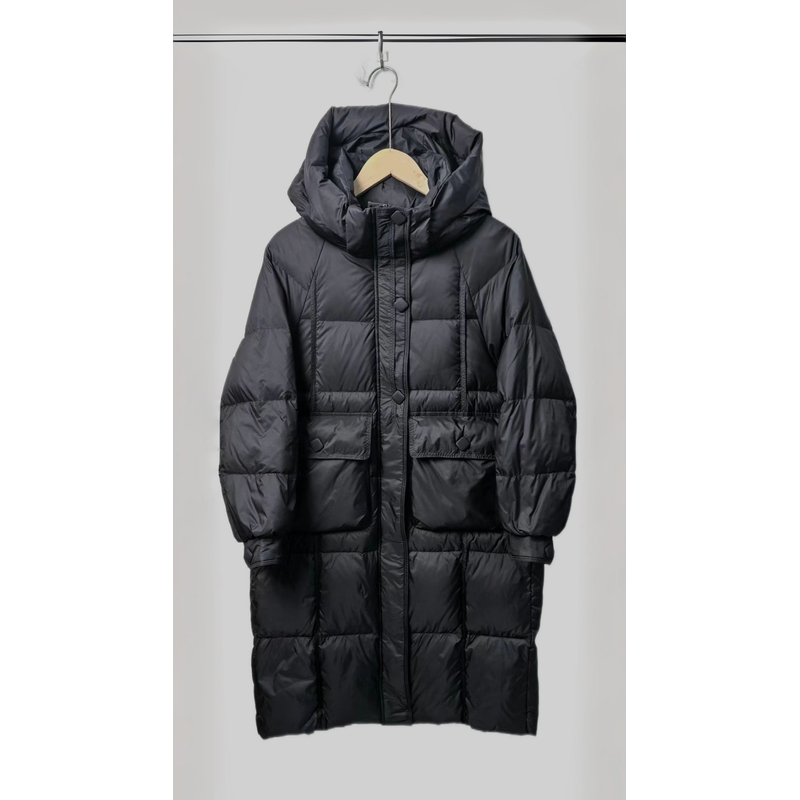 冬季白鹅绒服保暖长款外套 A709-822