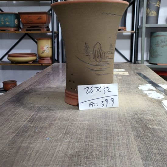 紫砂花盆库存尾货清仓