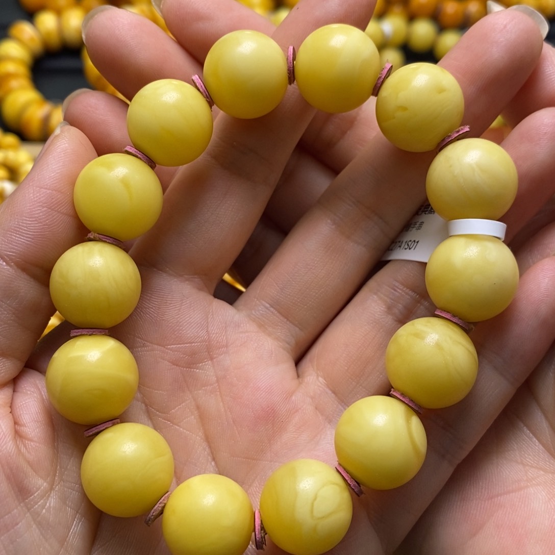 琥珀手链未镶嵌15加