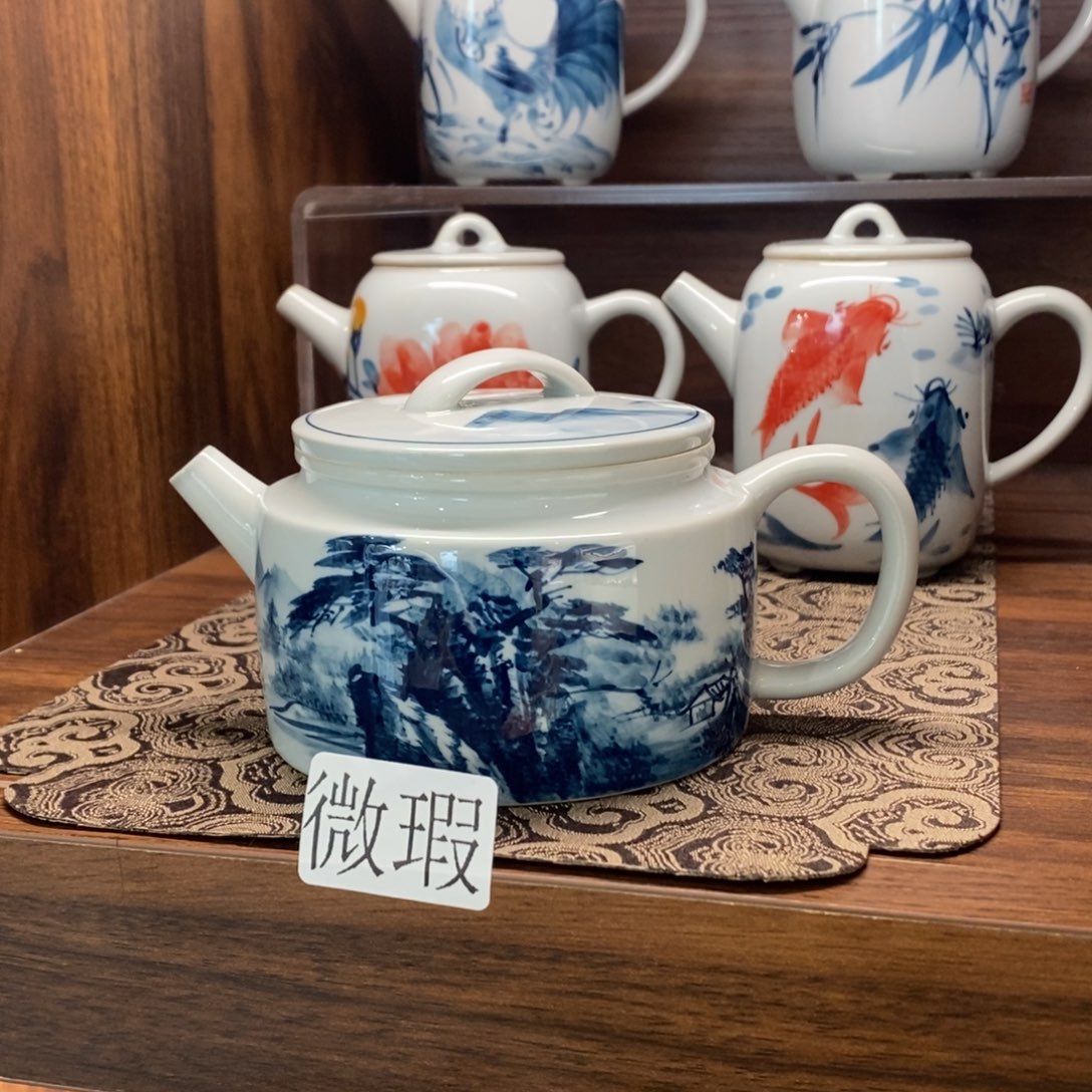 釉下彩手工绘制手工绘制