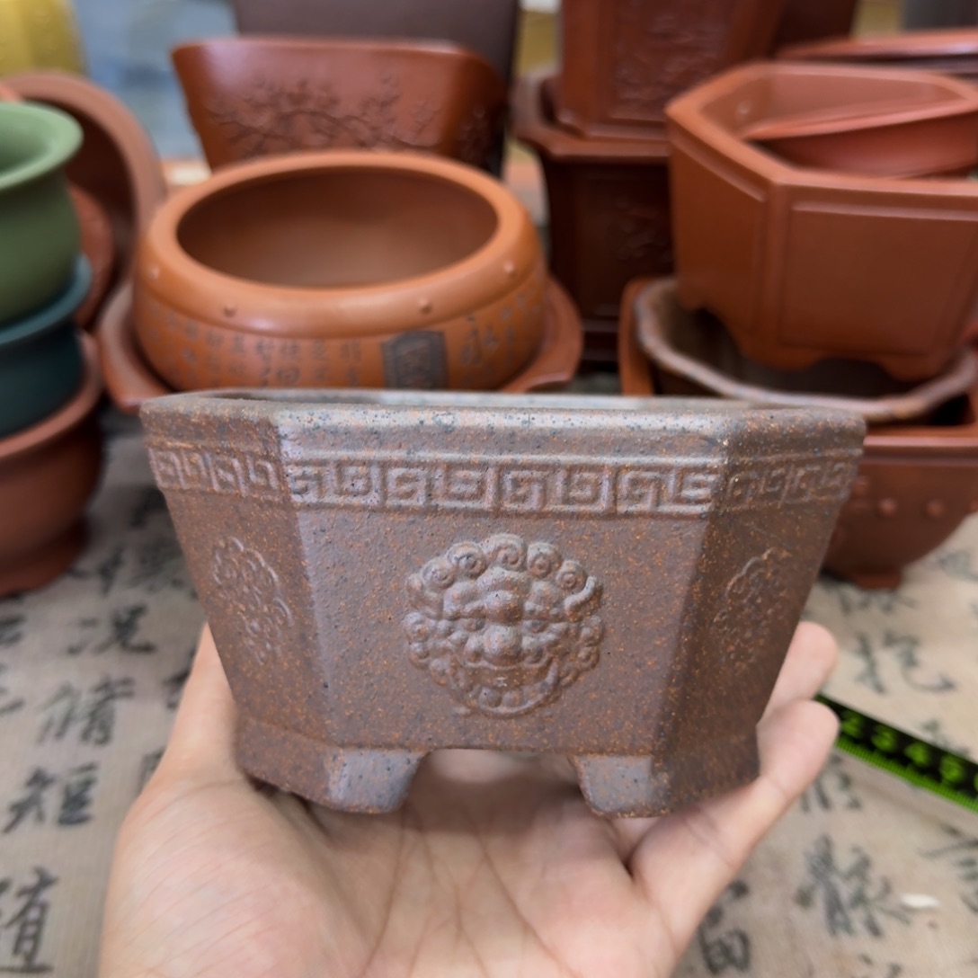 紫砂花盆宜兴紫砂正品12.5x5.8