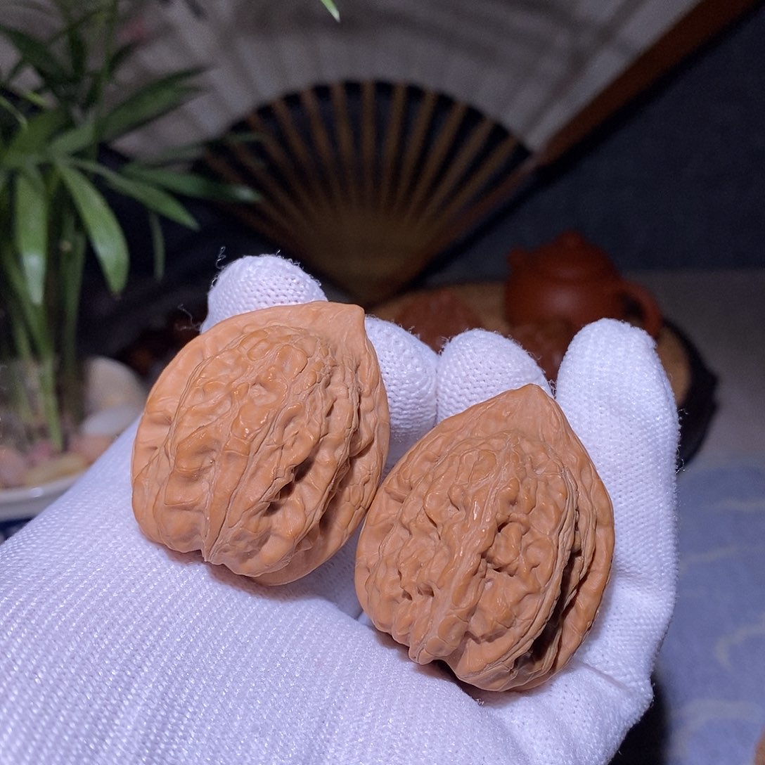 文玩核桃吊坠山***物33赤龙鸡心 客户要求打底