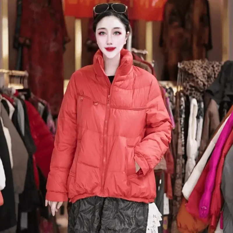 【羽绒】冬季百搭时尚潮流休闲气质显瘦轻奢女款羽绒服2122