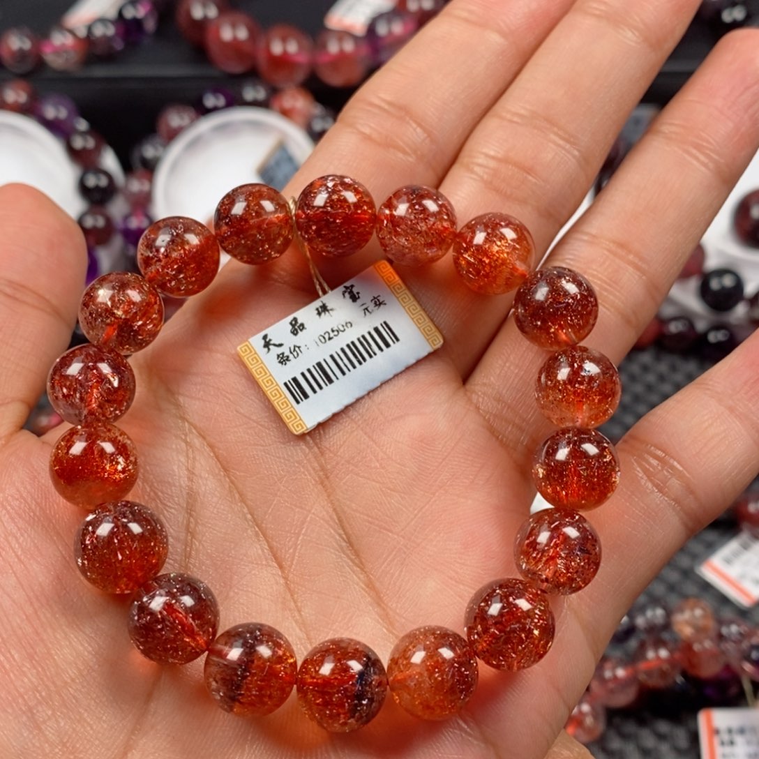 水晶手链未镶嵌金草莓