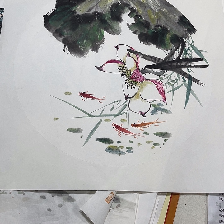 姜奇老师花鸟作品40×40