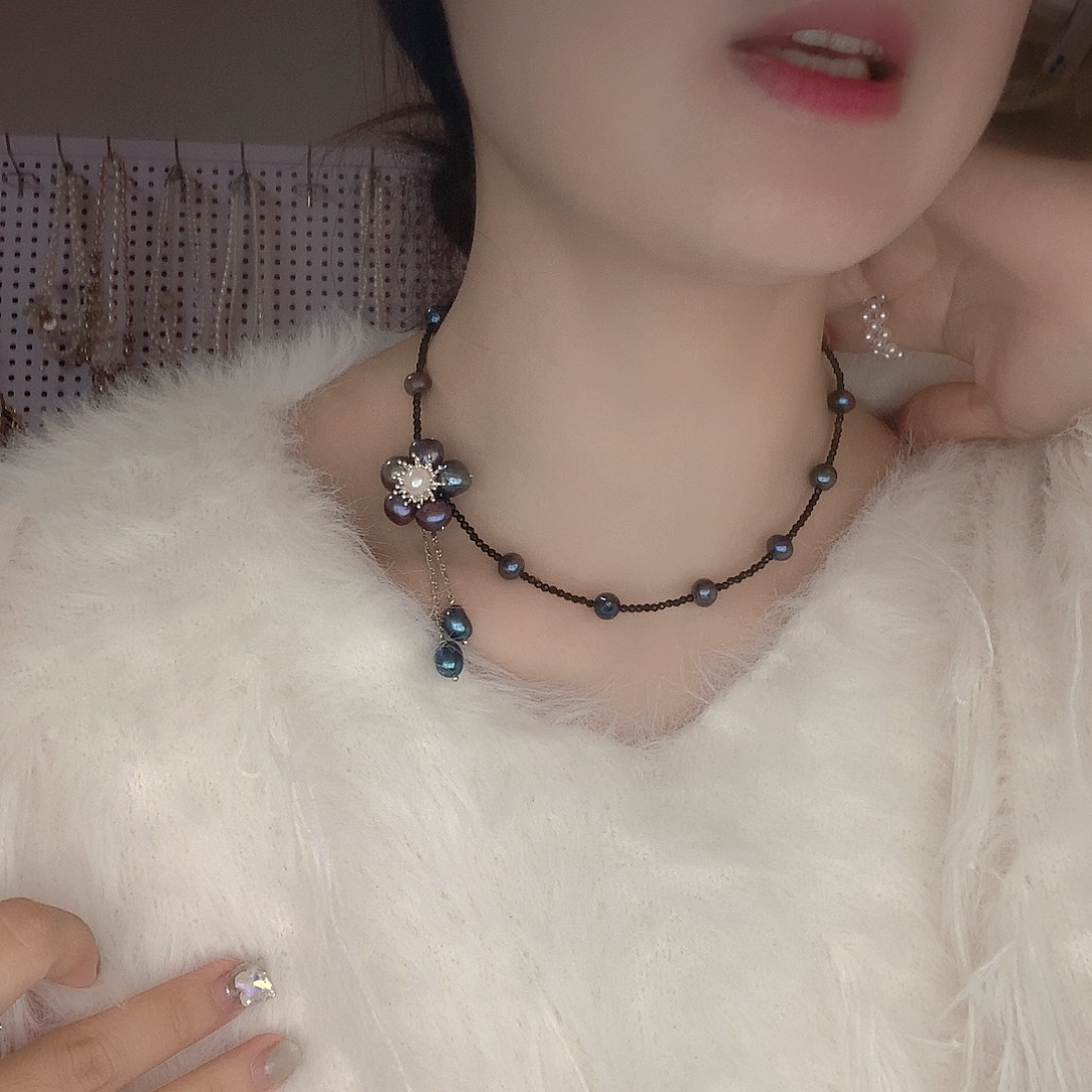 耳饰淡水珍珠银S925镶嵌