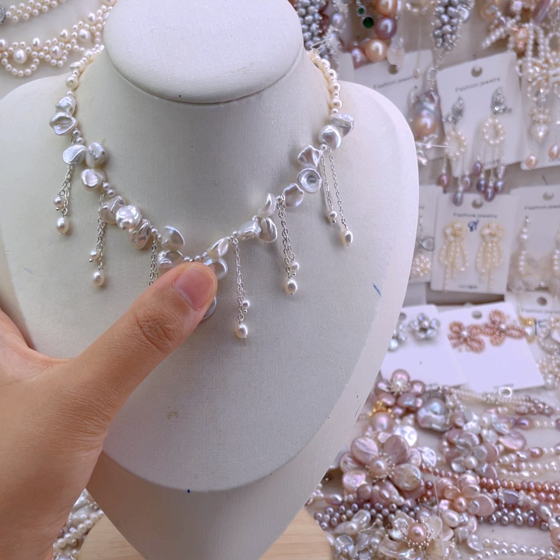 未镶嵌耳饰淡水珍珠