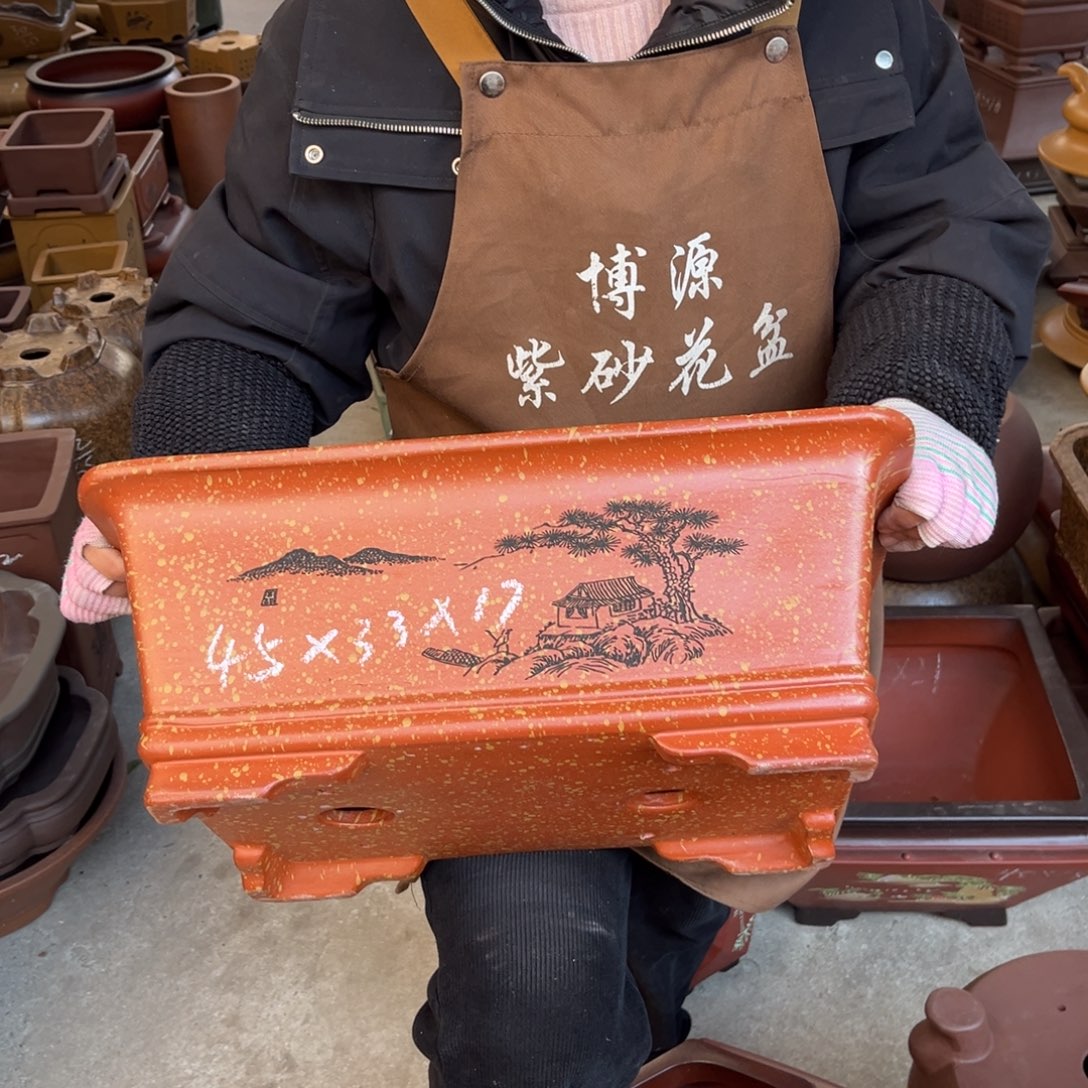 紫砂花盆盆景艺术