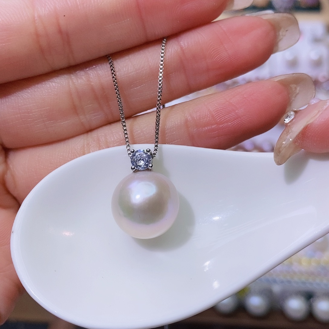 淡水珍珠颈饰合金