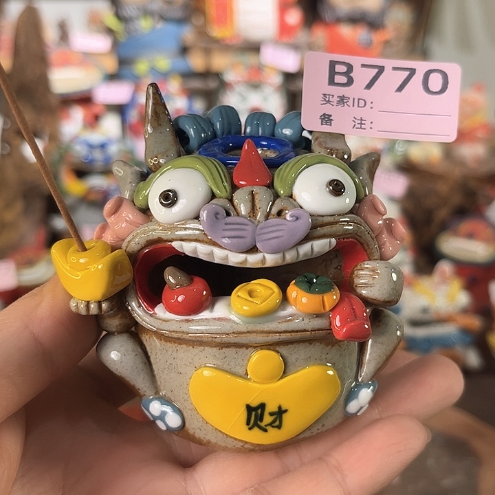 泥塑纯手工茶宠摆件