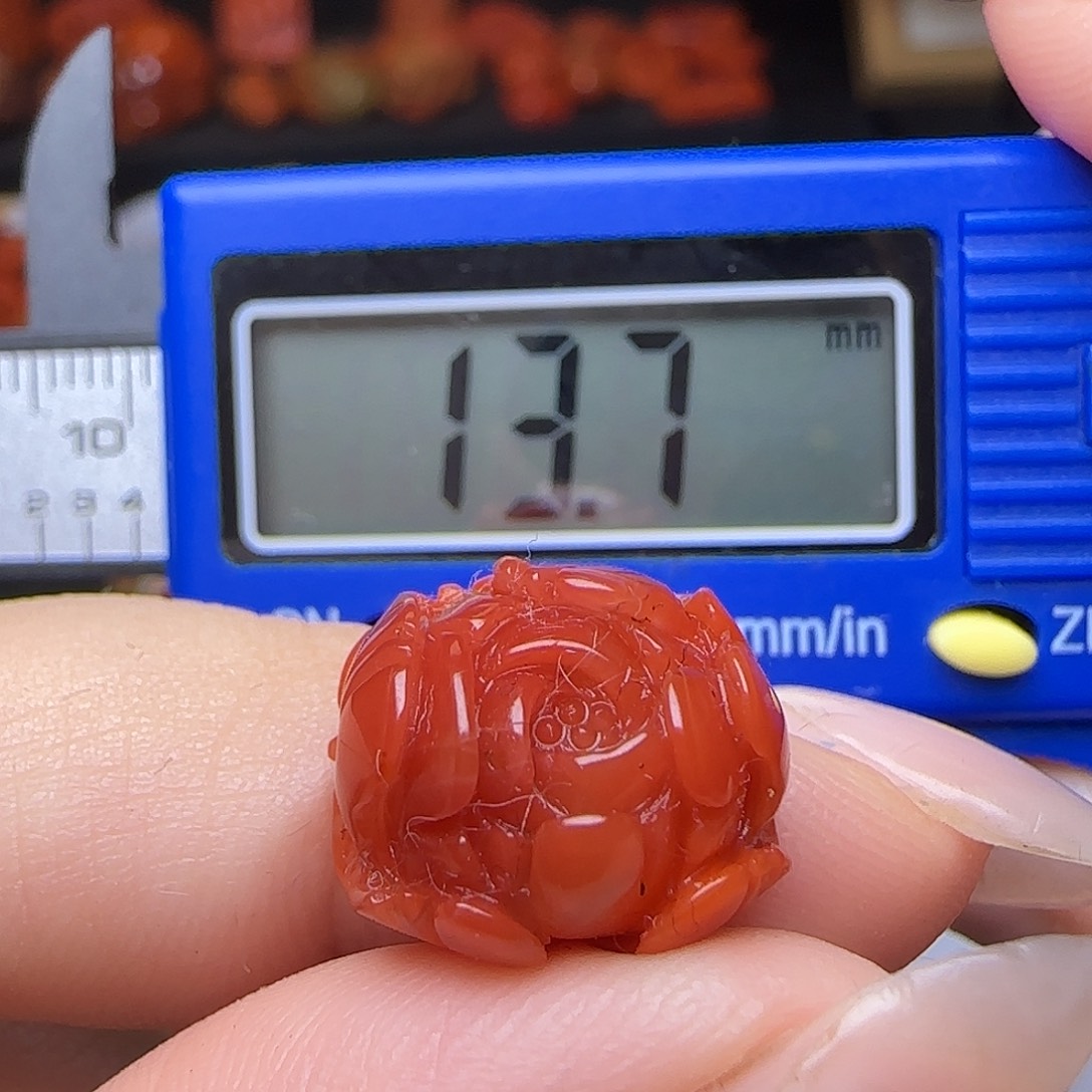 南红玛瑙未镶嵌吊坠(不含链)