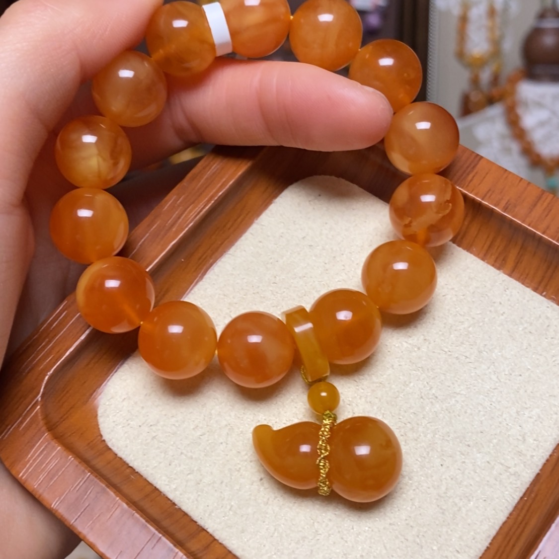 【闪购商品】手链蜜蜡未镶嵌手串