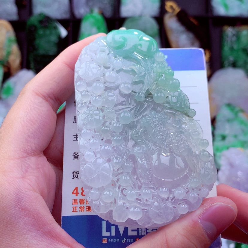 【闪购商品】翡翠颈饰未镶嵌挂件