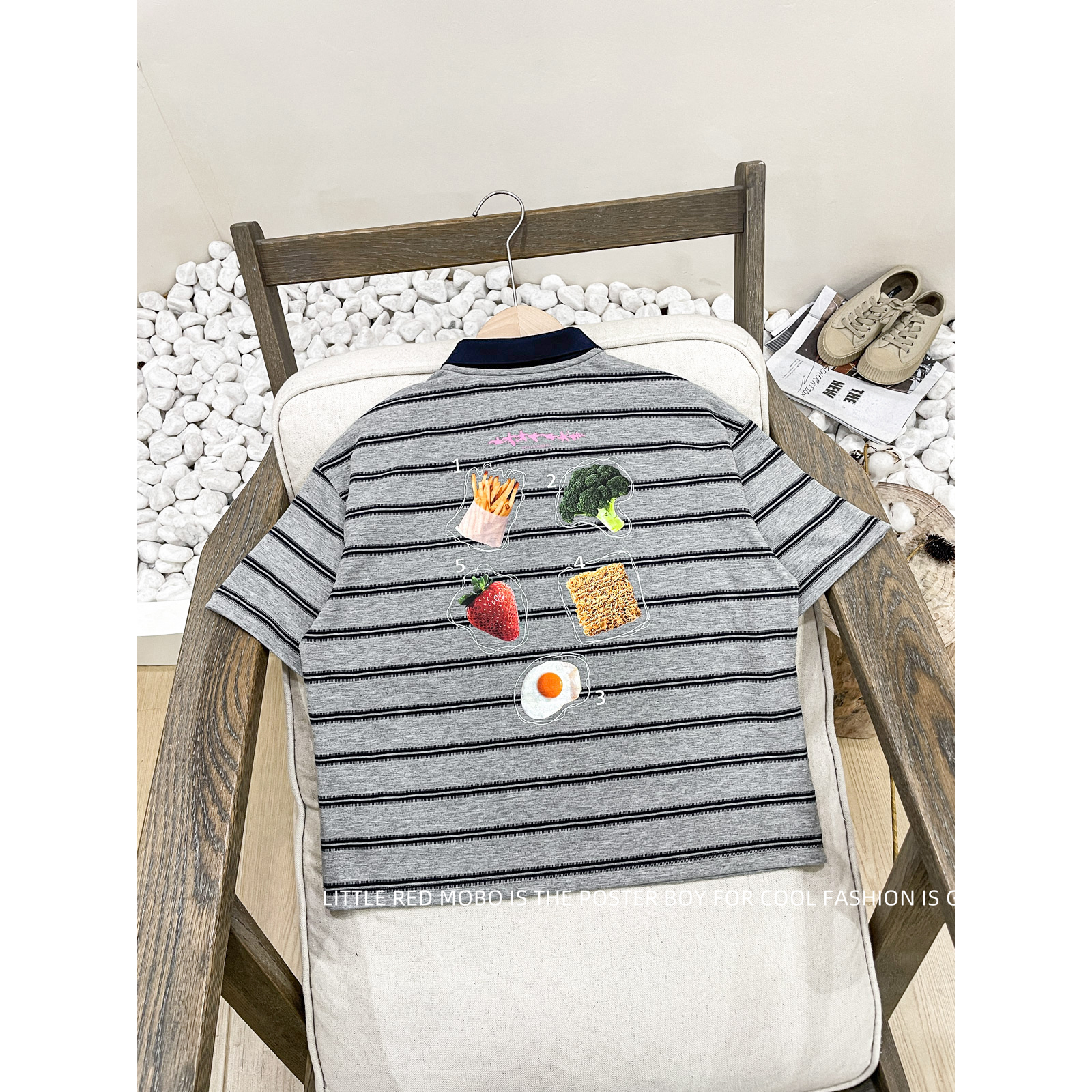 【现现】童装男儿童POLO衫短袖T恤2025夏季新款上衣MMY822011