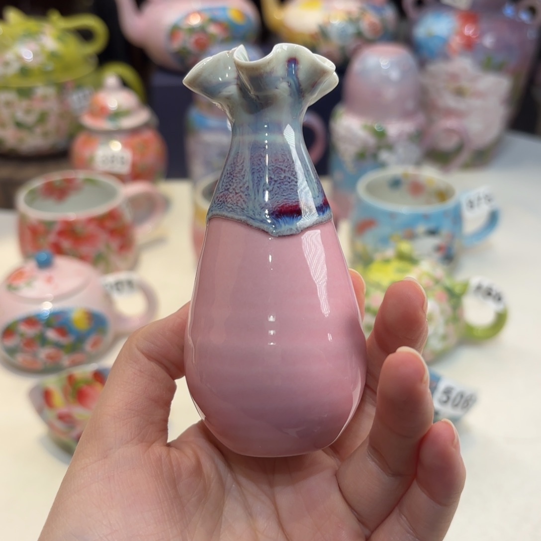 景德镇手绘高温釉下彩陶瓷茶具