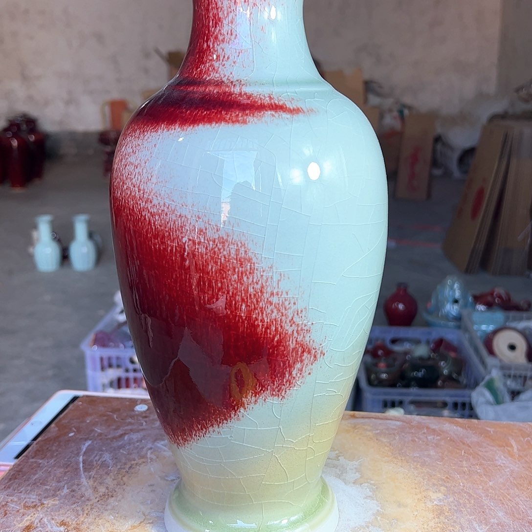 摆件郑家钧窑摆件微