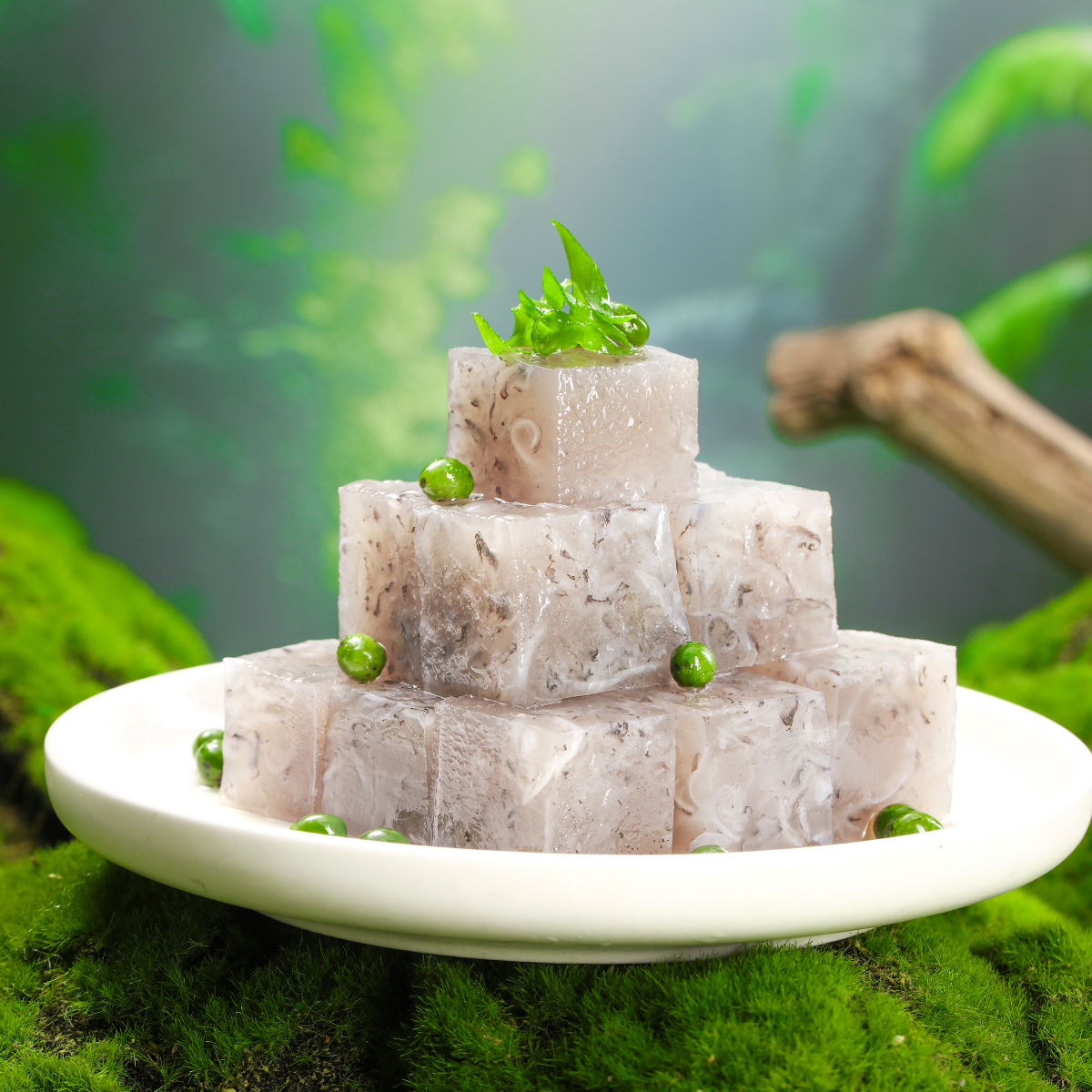阿具开胃捞汁鱼冻低脂开袋即食凉拌小吃 210g*3包