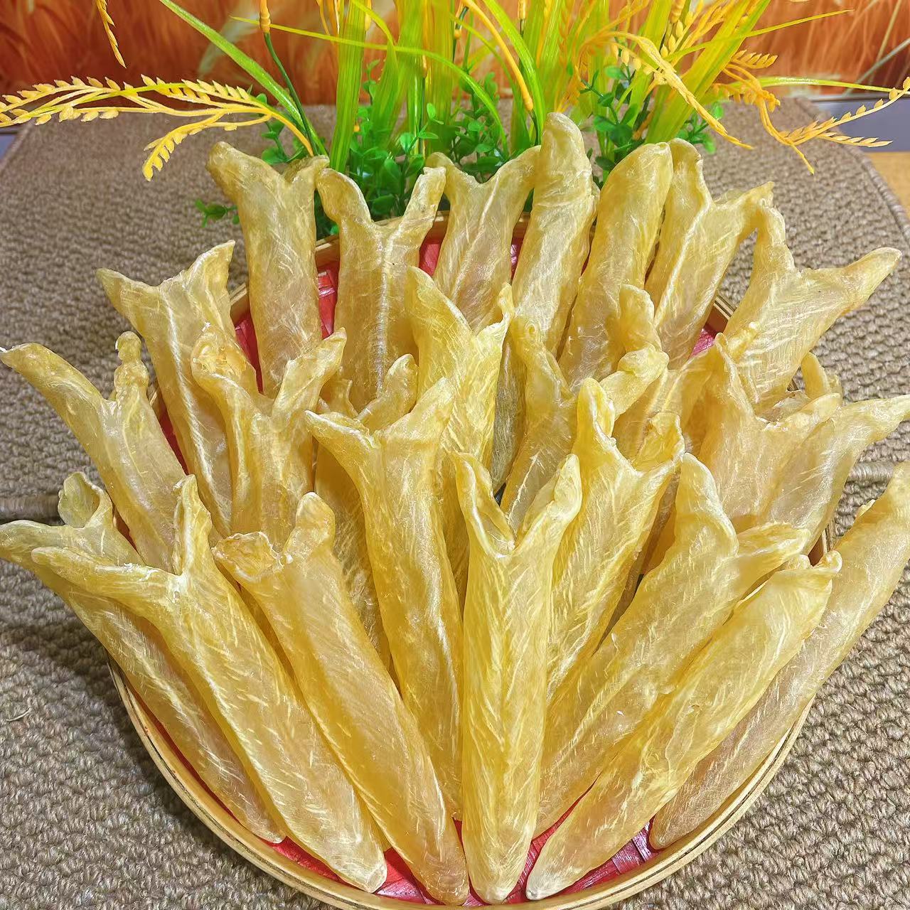 （梁锋记精选）珍品花胶筒.渔民自晒 足干原生鱼胶花胶1000g