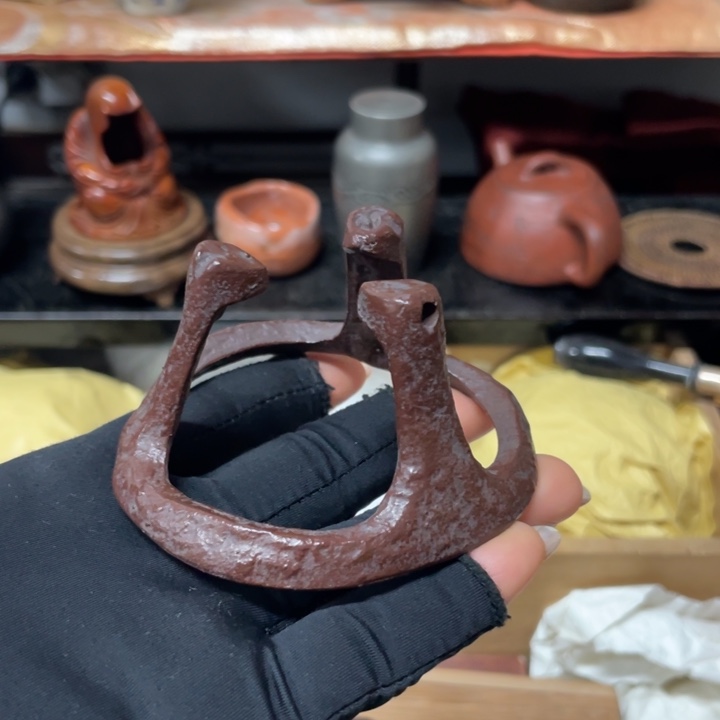 铁中古工艺品摆件