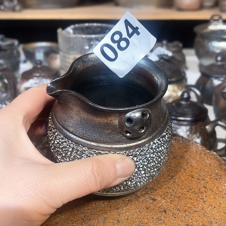 杯高温柴烧陶泥公杯