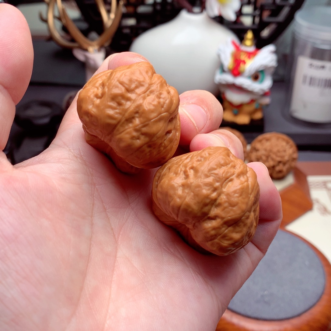 文玩核桃把件上古玉蟾  1号