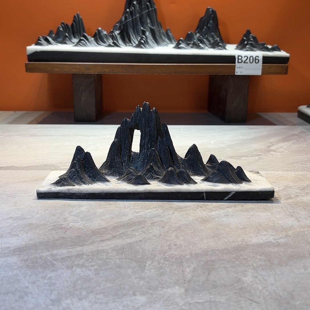 摆件沈*志灵璧石奇石摆件