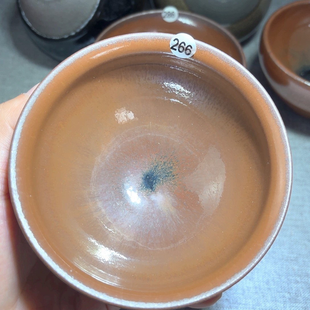 茶盏子衿手工柴烧盏磨底刻字266微瑕
