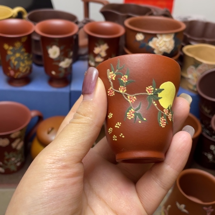 紫砂茶杯紫砂主人杯