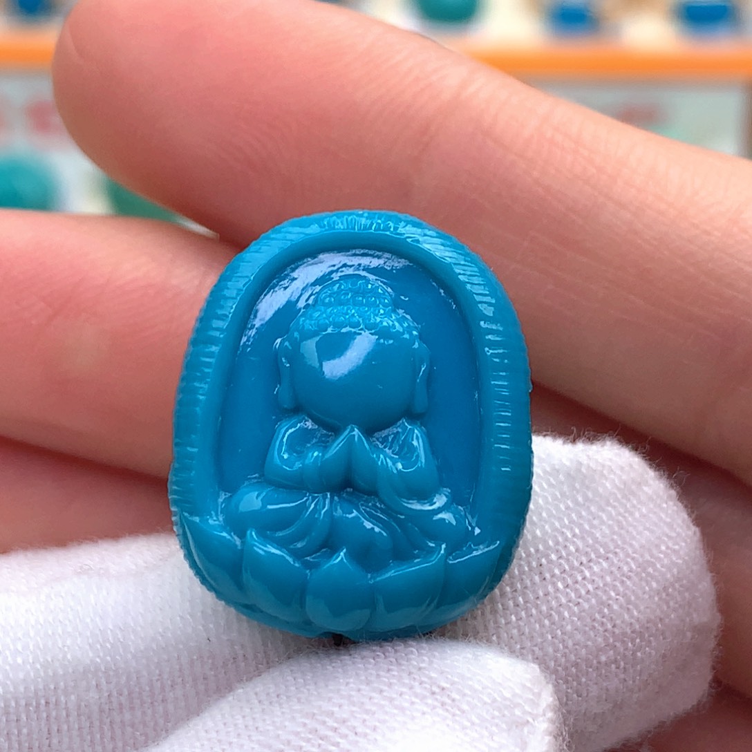 未镶嵌绿松石无相佛