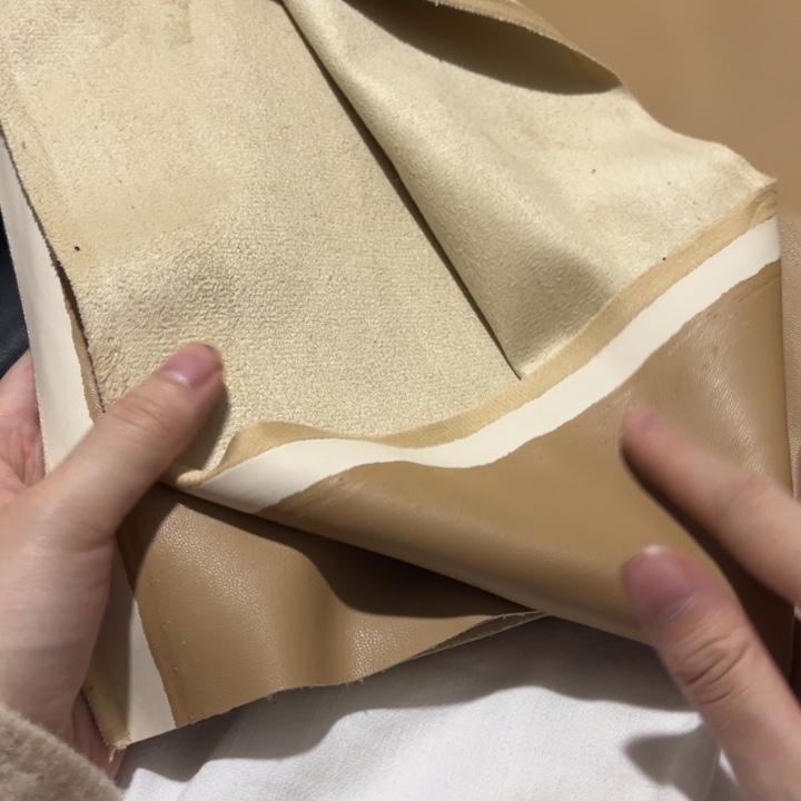 混纺驼色高货麂皮1.3米 