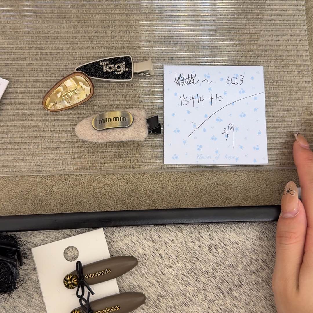 皮质铁合金发夹发夹