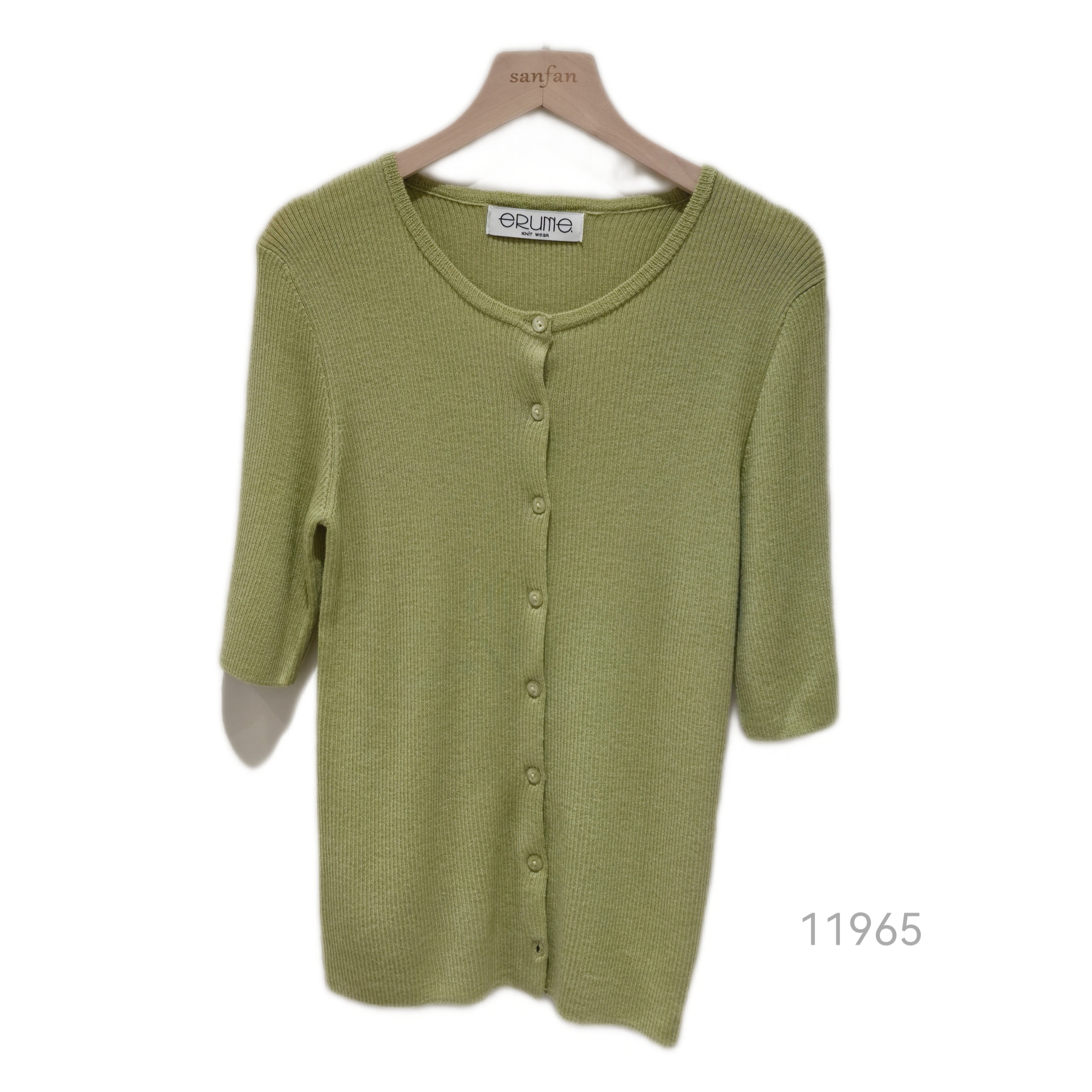 11965（部分无水洗唛，介意慎拍）WANGDAN新款针织开衫短袖