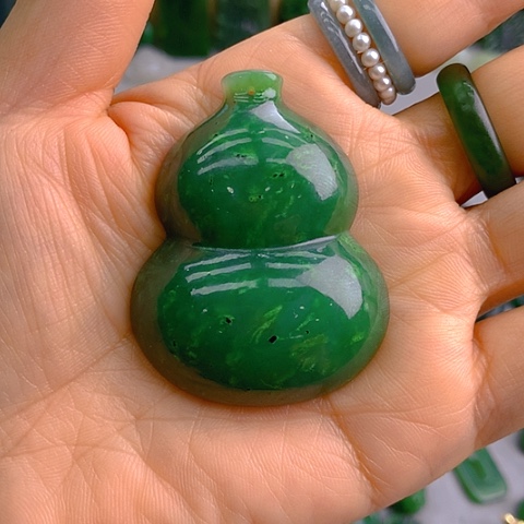 未镶嵌和田玉挂件大葫芦