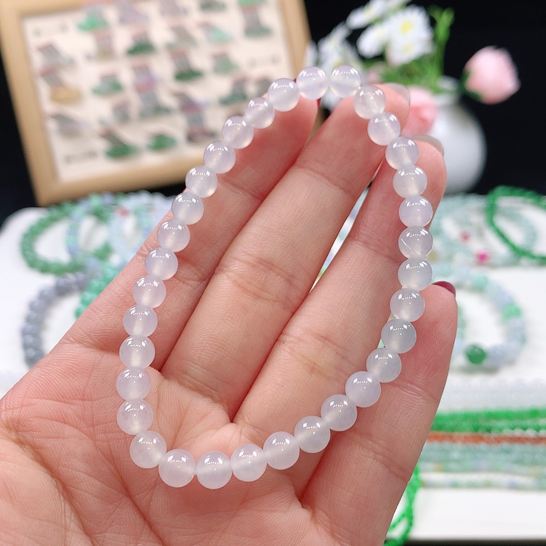 翡翠未镶嵌手链5.8mm
