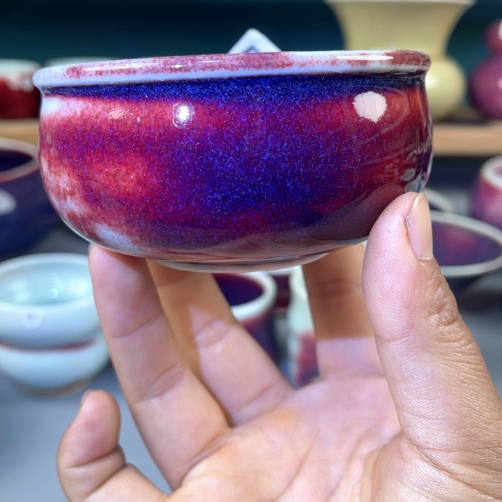 瓷片纯手工制作……微微瑕