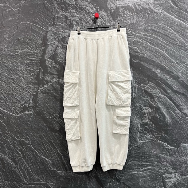 路易威登LV白色运动裤/M码/98新/30073