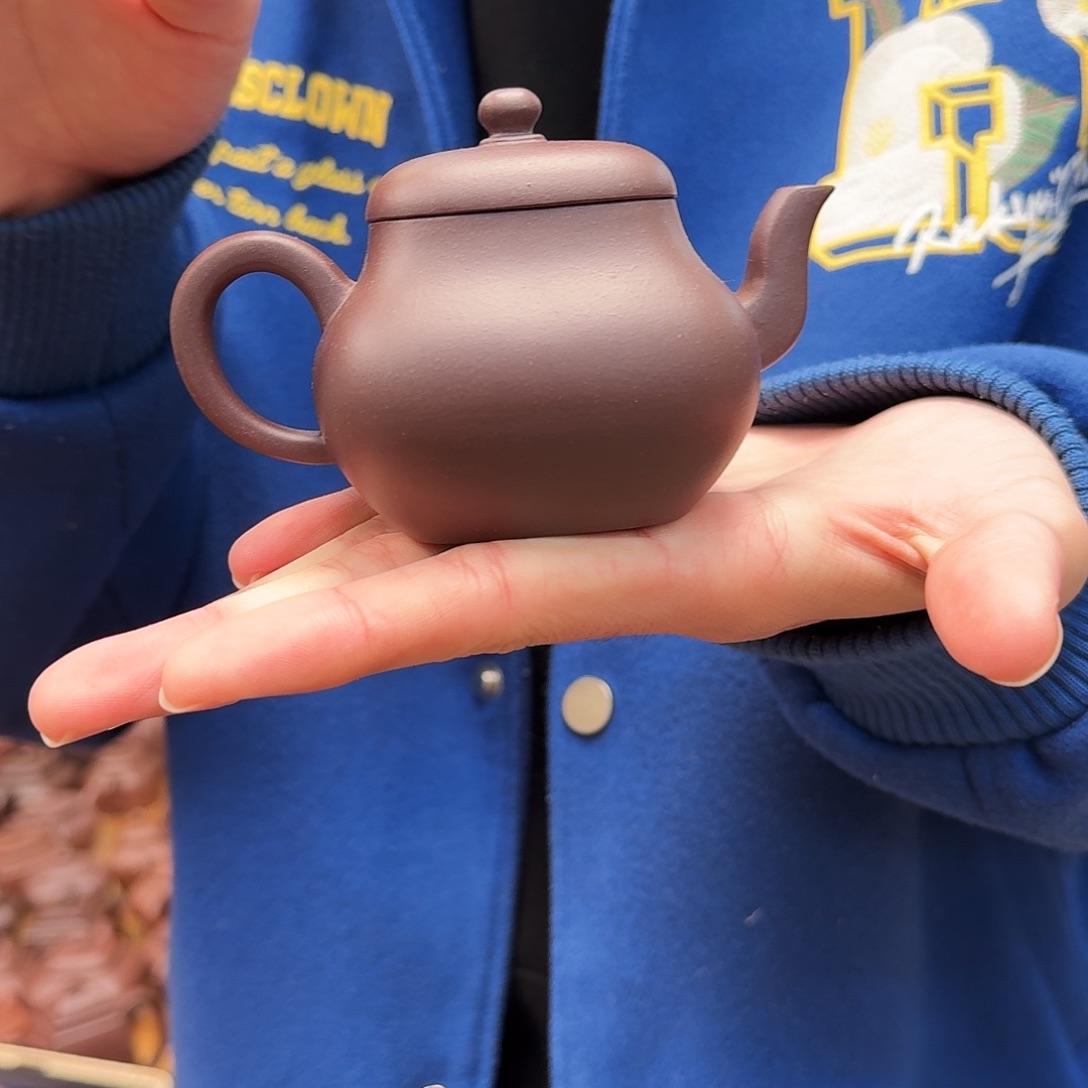 紫砂茶壶四方君徳160cc