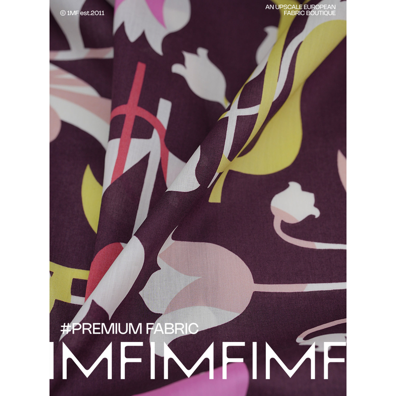 花朵横条B 英国品牌LIBERTY tana Lawn长绒棉布 幅宽136CM