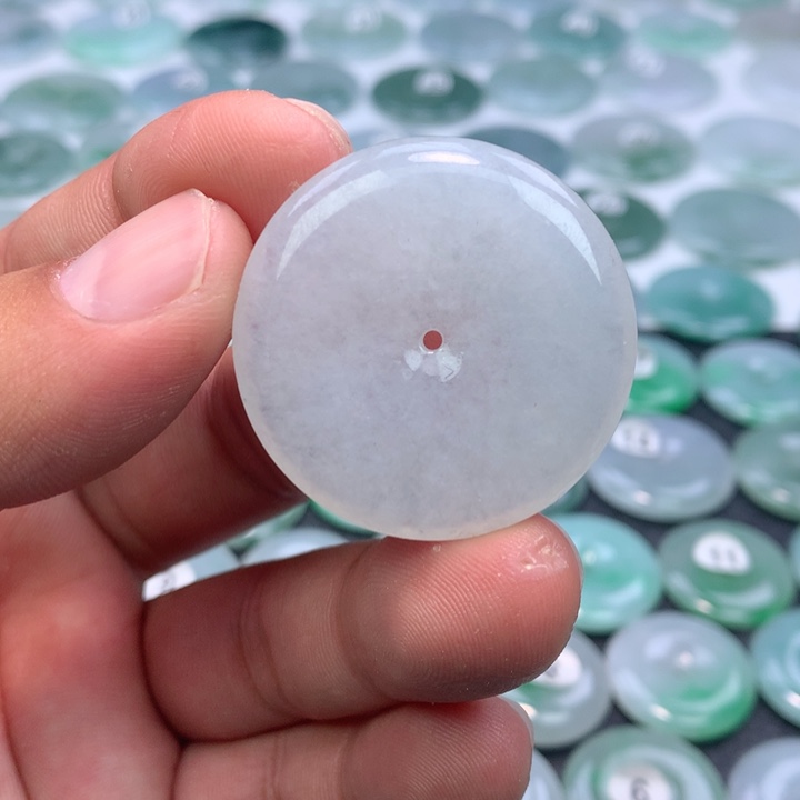 翡翠未镶嵌颈饰缅甸天然A货翡翠36-6.4