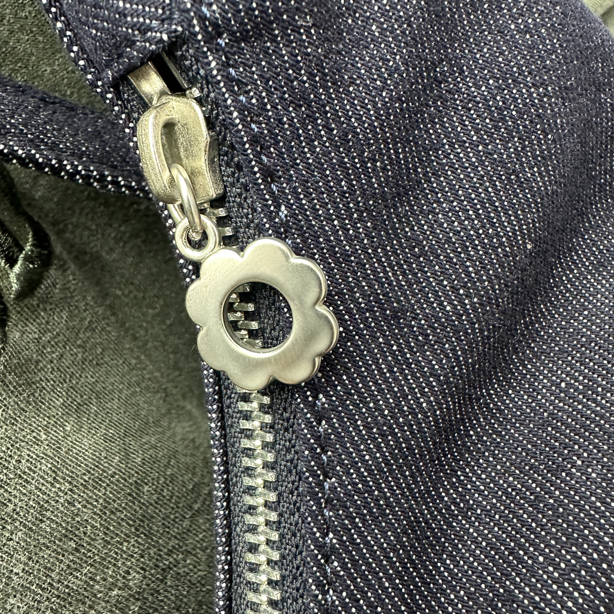 牛仔蝴蝶结腋下包