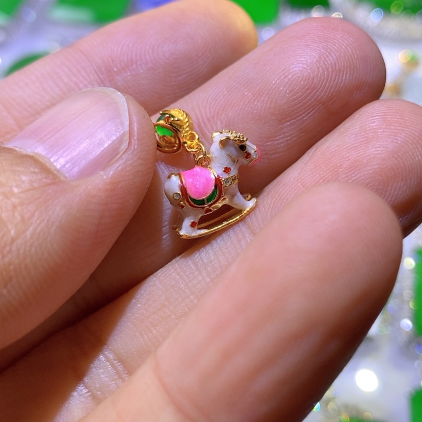 【闪购商品】翡翠挂件银S925镶嵌天然翡翠