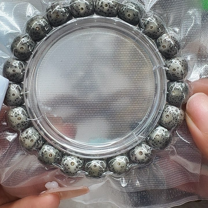 星月菩提手串337尽头绿冰星月菩提11桶单圈