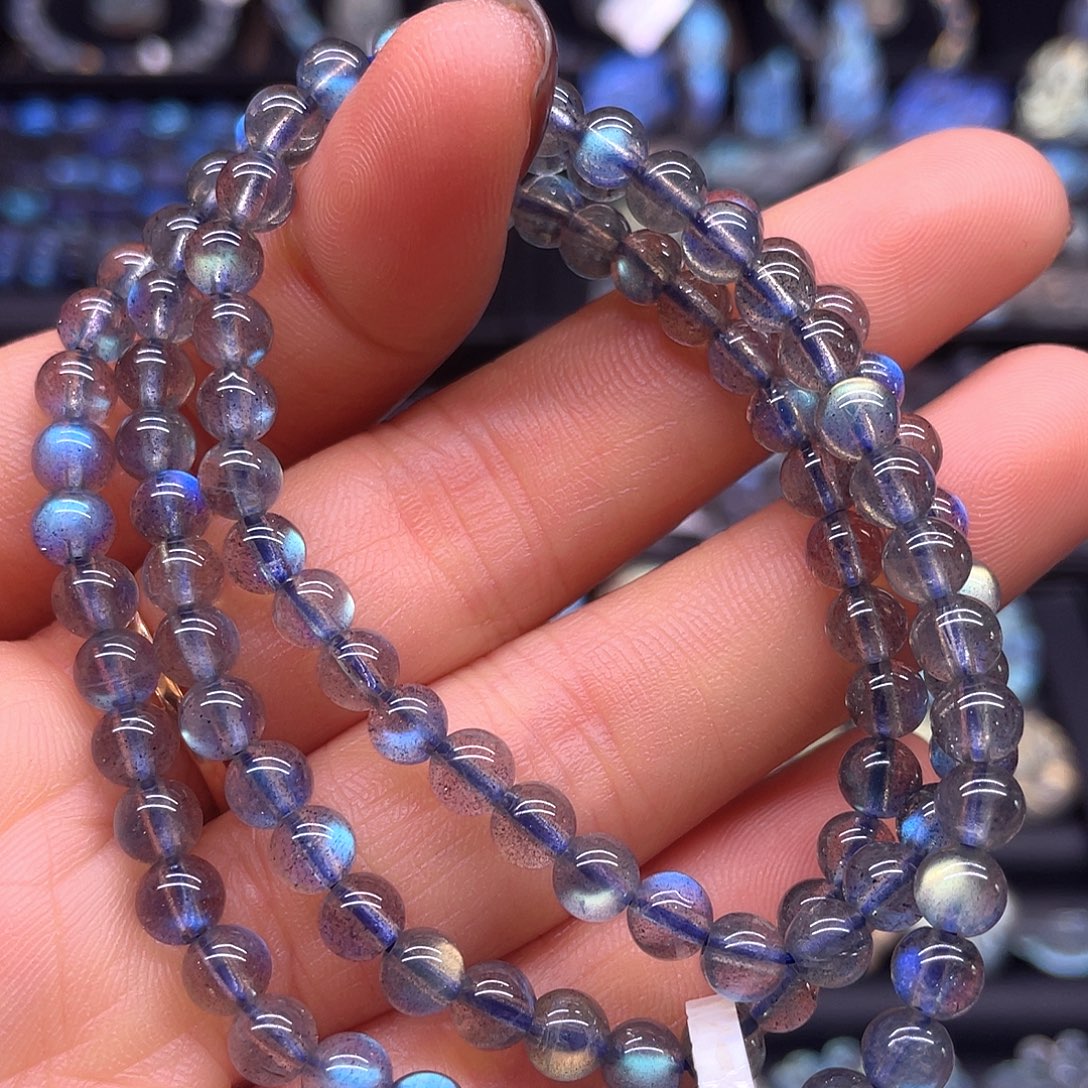 长石未镶嵌手链5.3左右